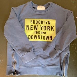 Boys Zara sweatshirt